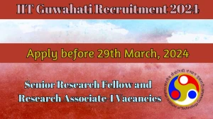 IIT Guwahati Recruitment 2024, Apply for Senior Re...