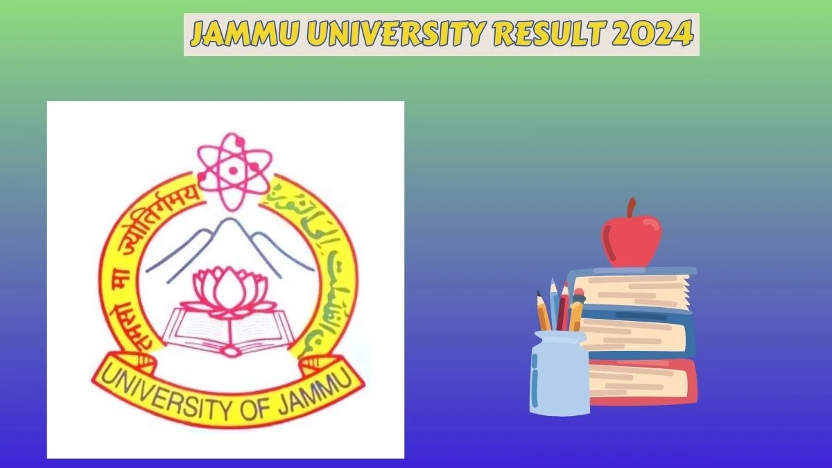 Jammu University Result 2024 (OUT) at jammuuniversity.ac.in