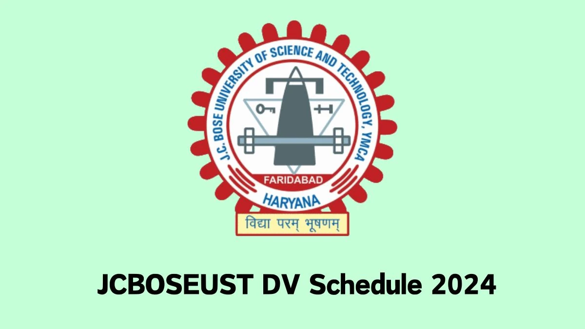 JCBOSEUST Associate Professor DV Schedule 2024: Check Document Verification Date @ jcboseust.ac.in - 26 March 2024