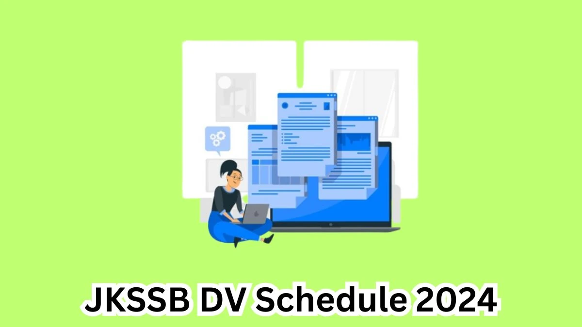 JKSSB Deputy Inspector/Equivalent DV Schedule 2024: Check Document Verification Date @ jkssb.nic.in - 30 March 2024