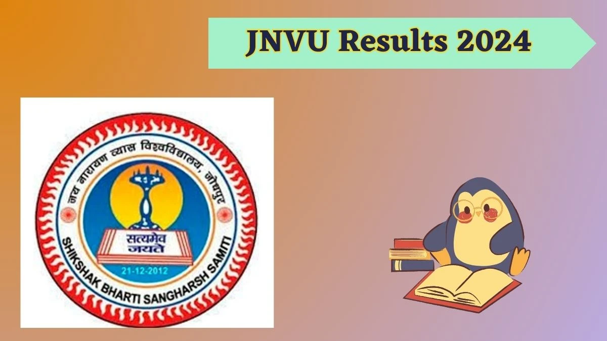 JNVU Results 2024 (OUT) at jnvuiums.in Check M.sc. (Bio.tech.) Exam Result 2024