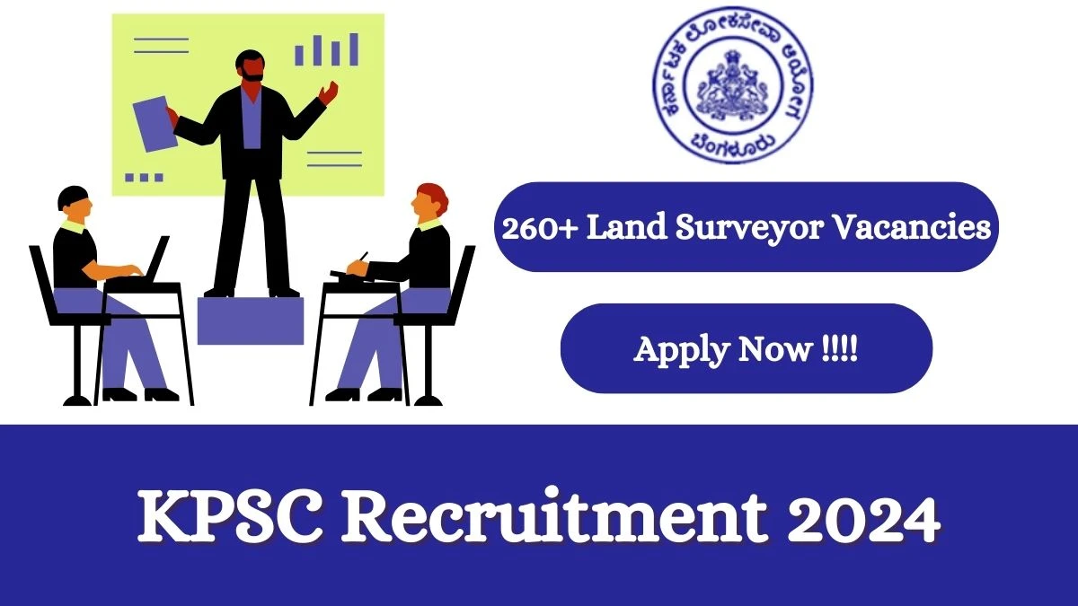 KPSC Recruitment 2024 Apply online now for Land Surveyor Job Vacancies Notification 04.03.2024