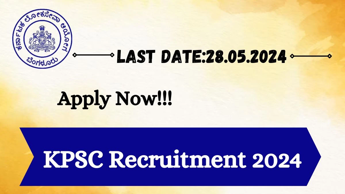 KPSC Recruitment 2024 - Latest Junior Engineer and Various Group C Vacancies on 29 March 2024