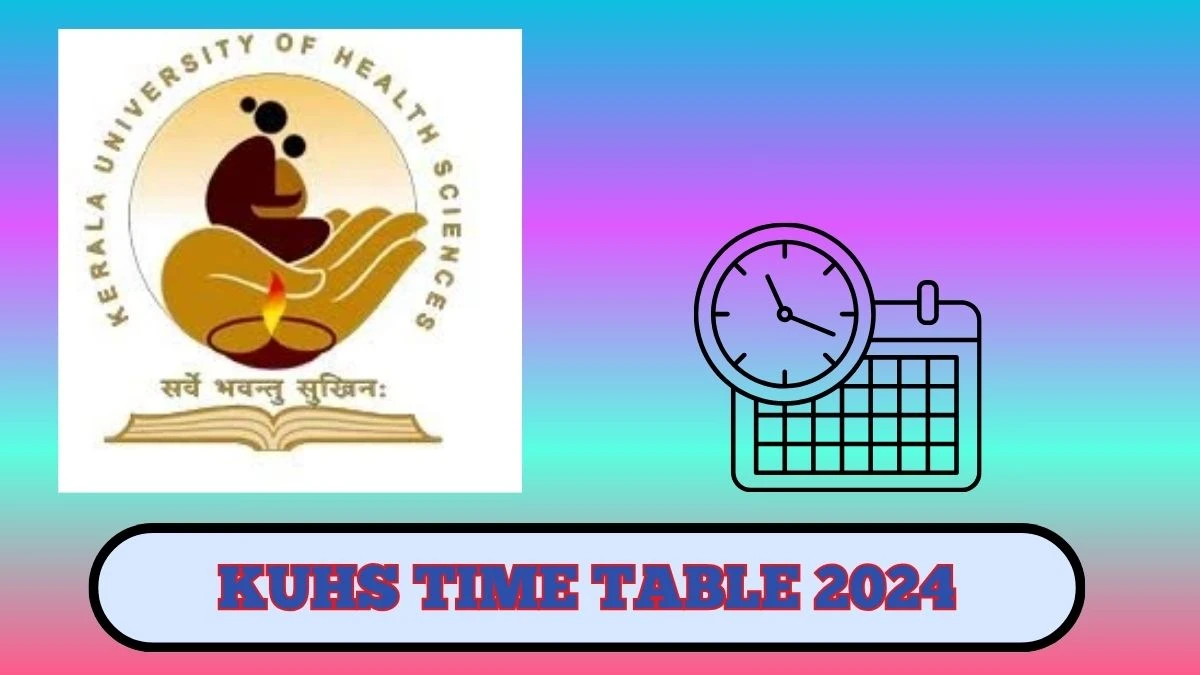 KUHS Time Table 2024 (Declared) at kuhs.ac.in