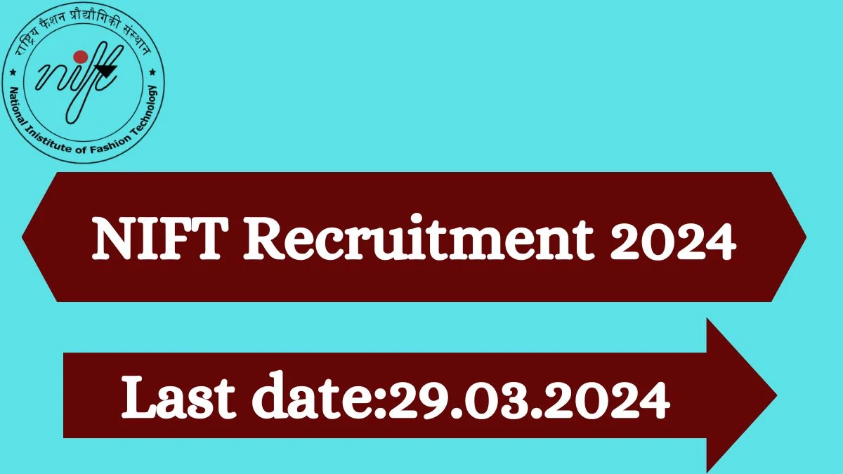 Latest NIFT Recruitment 2024, Young Professionals Jobs - Apply Immediately!