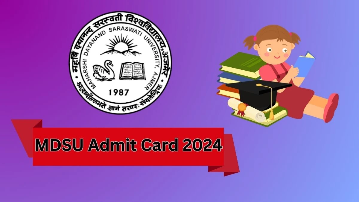 MDSU Admit Card 2024 (Out) For UG, PG @ mdsuexam.org