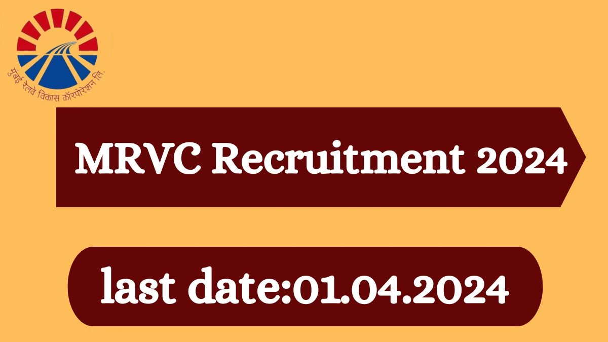 MRVC Recruitment 2024 - Latest Assistant Signal and Telecommunications Engineer Vacancies on 14 March 2024