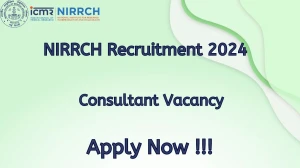 NIRRCH Recruitment 2024 - Latest Consultant Vacanc...