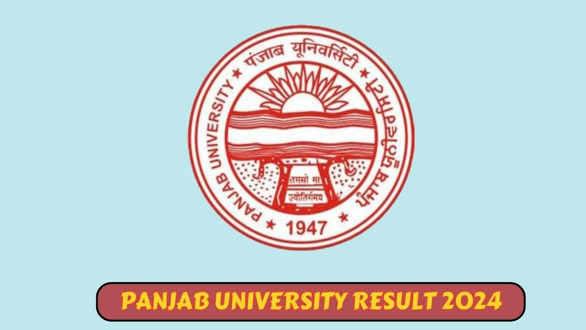 Panjab University Result 2024 (Announced) at puchd.ac.in