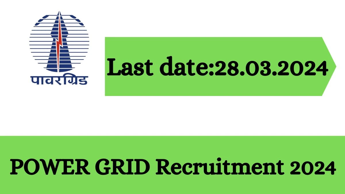 POWER GRID Recruitment 2024 - Latest Field Engineer, Field Supervisor Vacancies on 19 March 2024