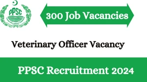 PPSC Recruitment 2024 - Veterinary Officer Vacancies on 01 March 2024