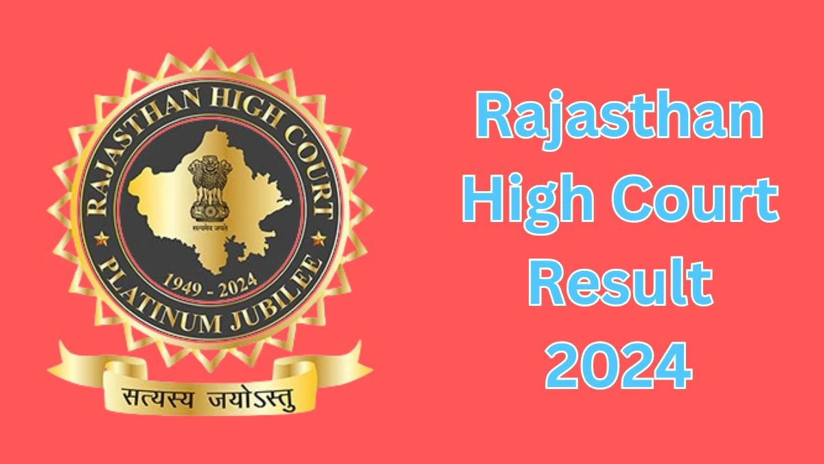 Rajasthan High Court Recruitment 2024 230 System Assistant Posts; Apply  Now! - Tamilanguide