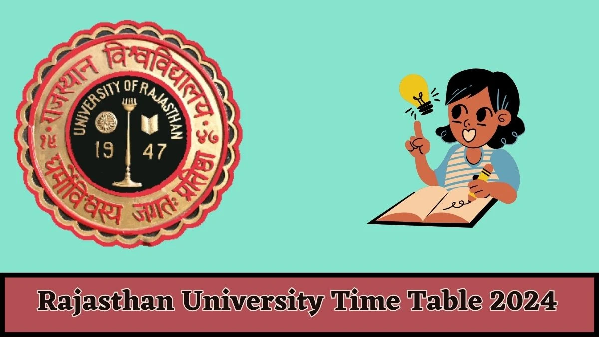 Rajasthan University Time Table 2024 (Available) at uniraj.ac.in