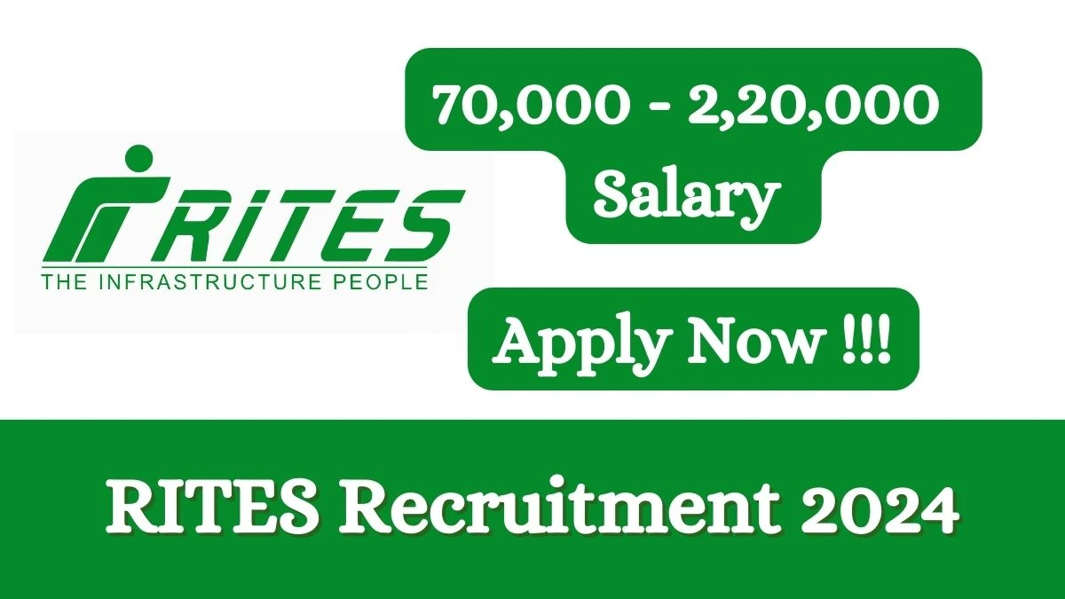 RITES Recruitment 2024 Apply online now for Team Leader, Resident Highway Engineer, More Job Vacancies Notification 02.03.2024