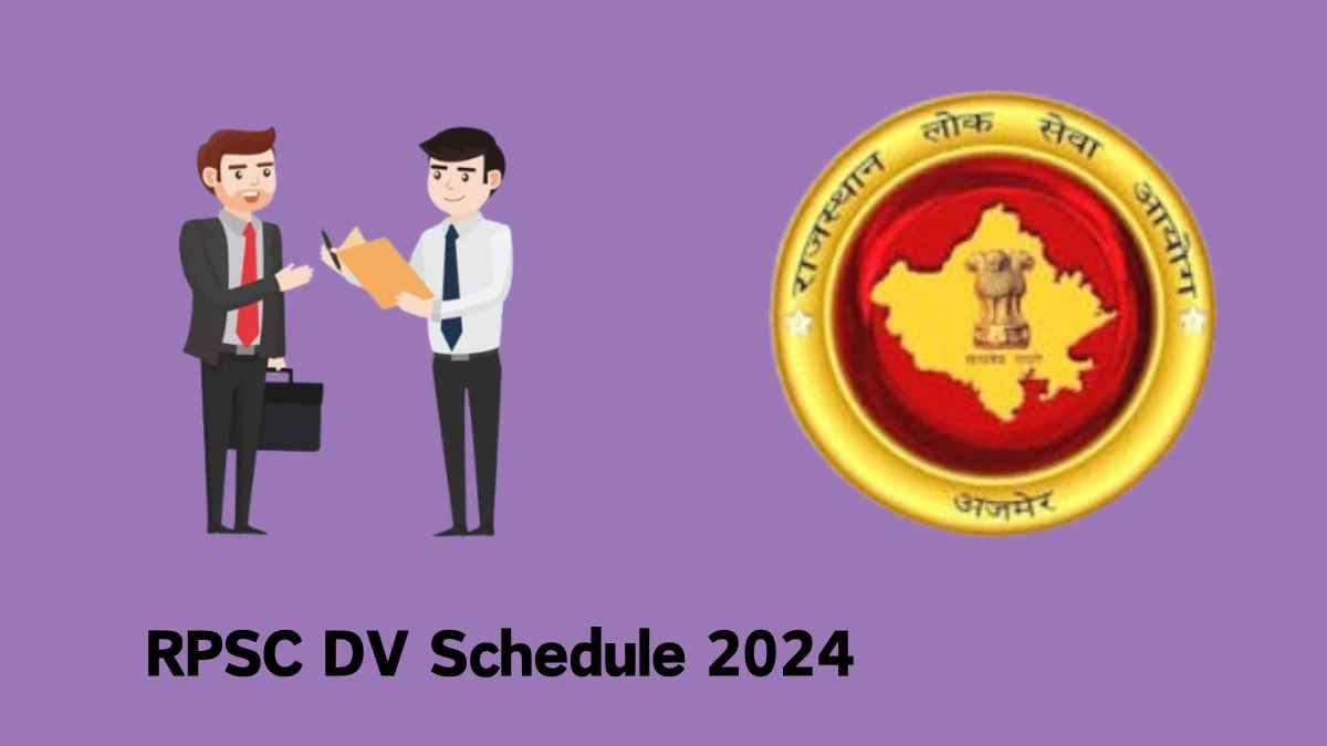 RPSC Food Safety Officer DV Schedule 2024: Check Document Verification Date @ rpsc.rajasthan.gov.in - 25 March 2024