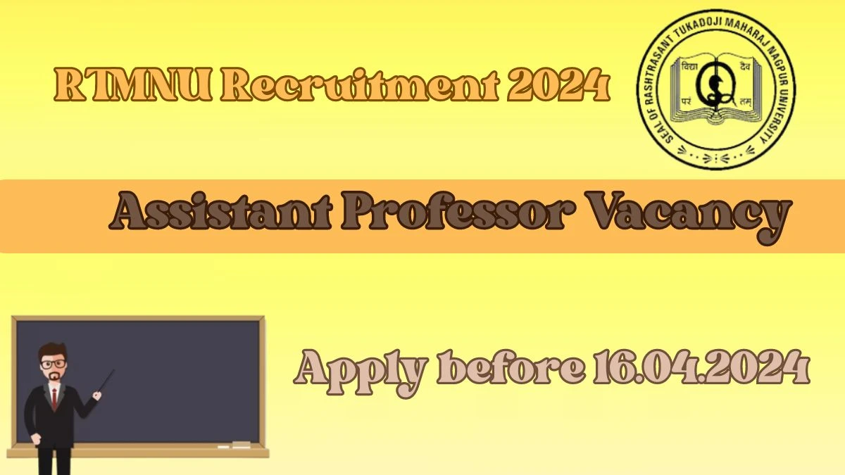 RTMNU Recruitment 2024, Apply for Latest 01 Vacancies