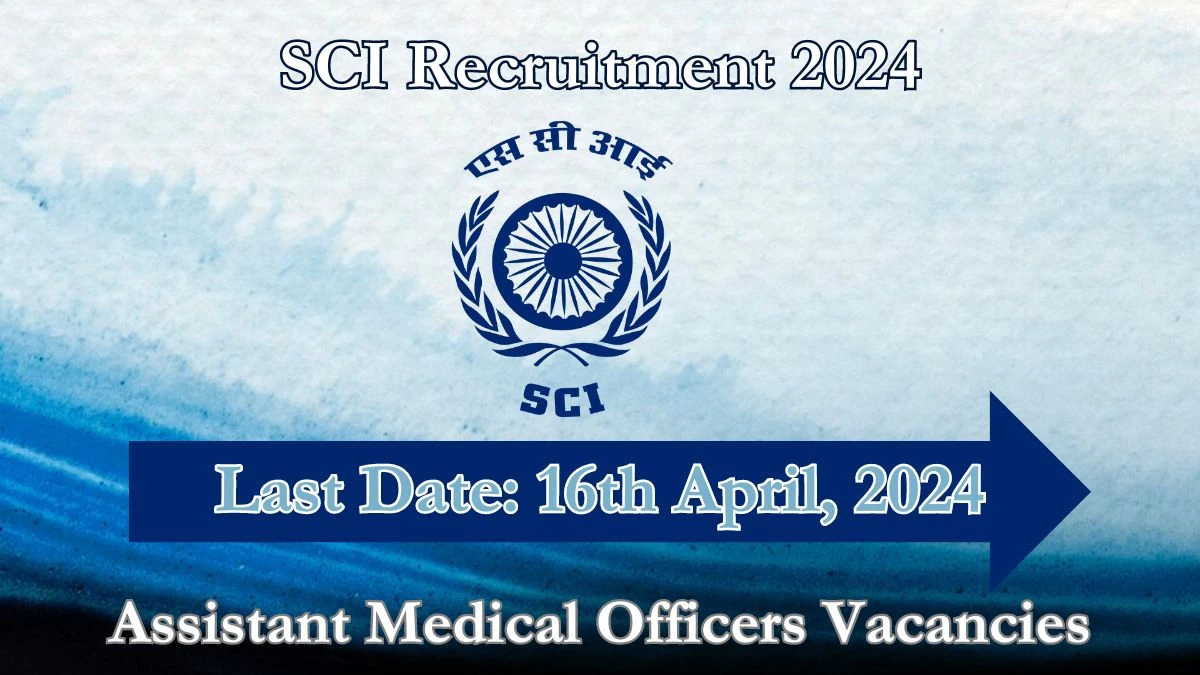 SCI Recruitment 2024, Apply for Latest 04 Vacancies