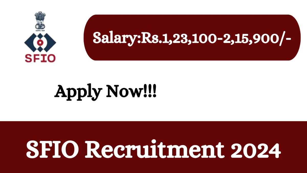 SFIO Recruitment 2024 - Latest Deputy Director,Senior Assistant Director and More Vacancies on 14 March 2024