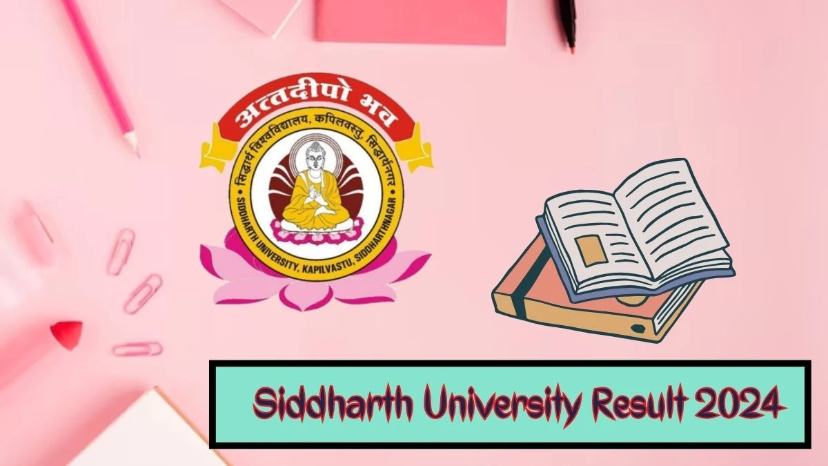 Siddharth University Result 2024 Direct Link to Check Result for B.B.A. - I Year at suksn.edu.in - 18 Mar 2024