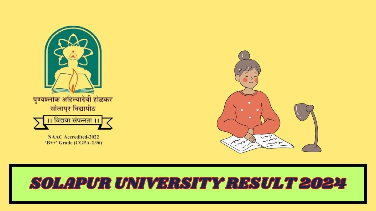 Solapur University Result 2024 (Declared) at sus.ac.in