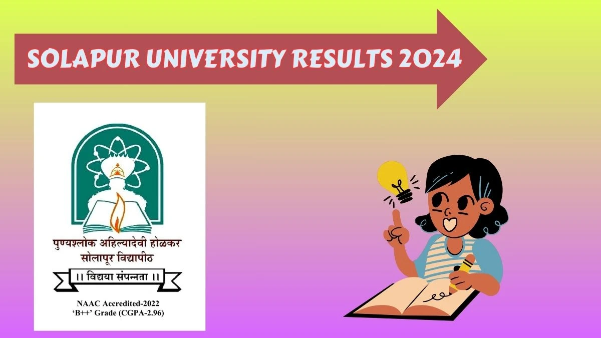 Solapur University Results 2024 (Out) sus.ac.in Check MA Music Vocal Instru Sem Result 2024