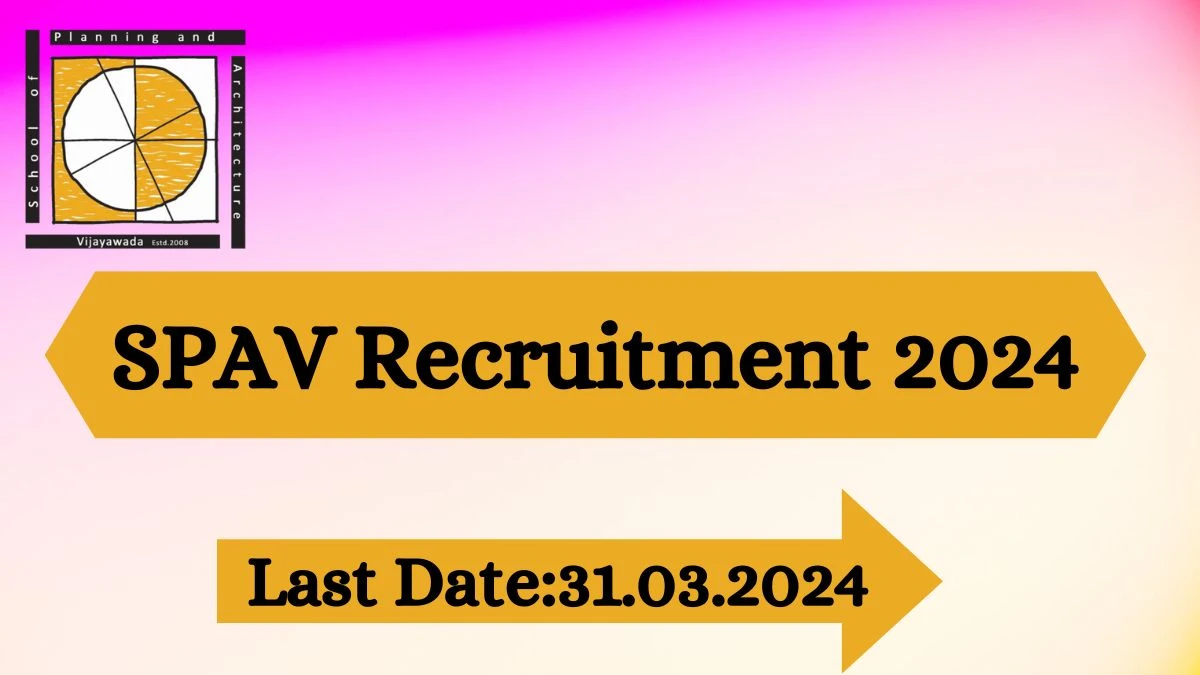 SPAV Recruitment 2024 - Latest Design Technician, Fabricator-Wood or Metal Worker Vacancies on 21 March 2024