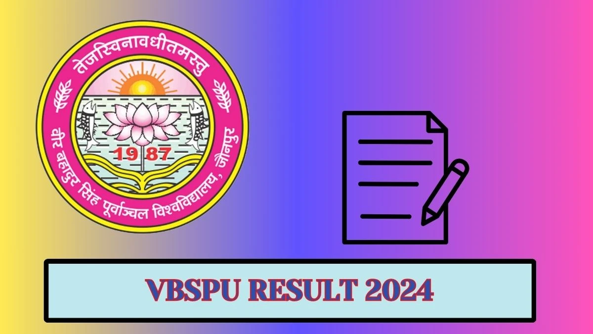 VBSPU Result 2024 (OUT) at vbspu.ac.in