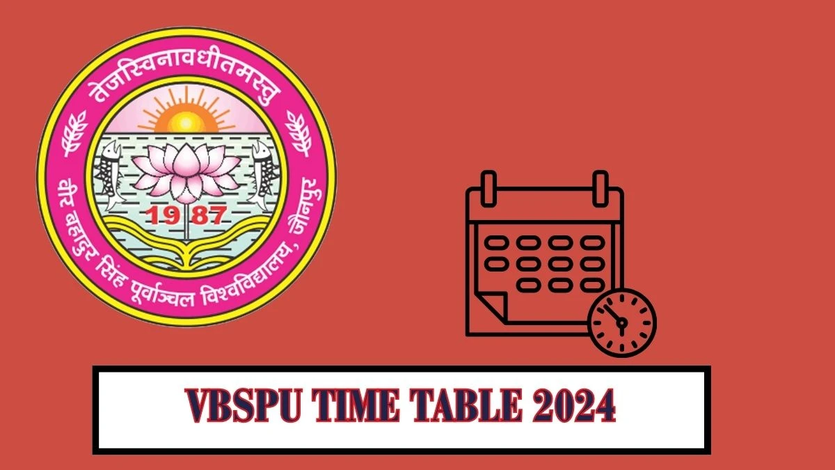 VBSPU Time Table 2024 (Released) vbspu.ac.in Download VBSPU Date Sheet Here