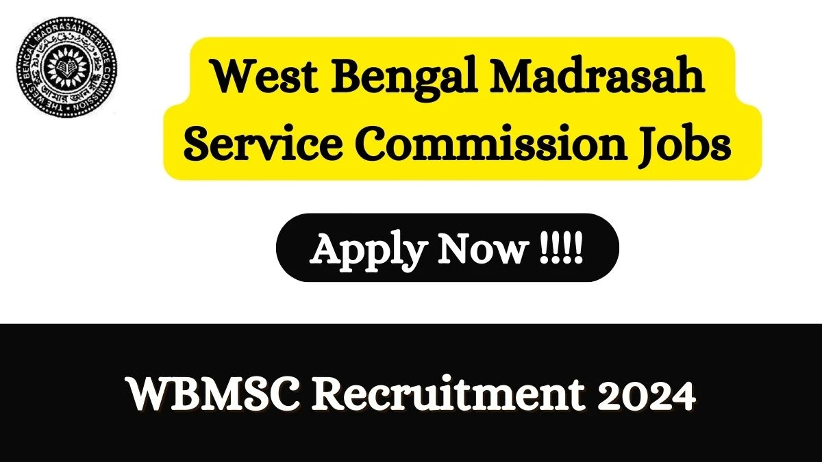 WBMSC Recruitment 2024 Apply online now for Sub Registrar Job Vacancies Notification 05.03.2024