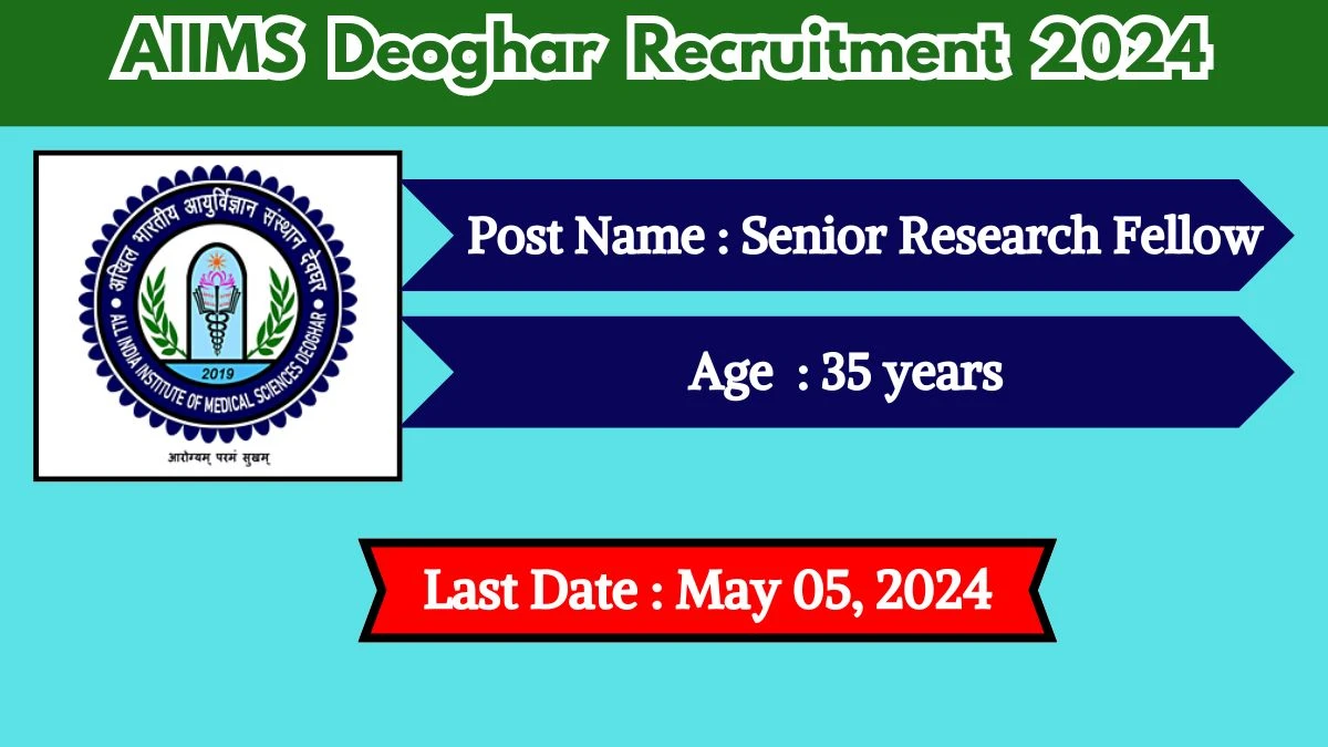 AIIMS Deoghar Recruitment 2024 Check Posts, Salary, Qualification, Age Limit, Selection Process And How To Apply