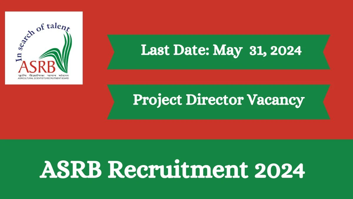 ASRB Recruitment 2024 New Opportunity Out, Check Post, Eligibility Criteria, Salary And Procedure To Apply