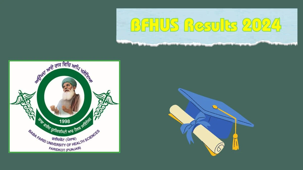 BFHUS Results 2024 (LINK OUT) bfuhs.ac.in Check MSc (Pharmacology) Result 2024