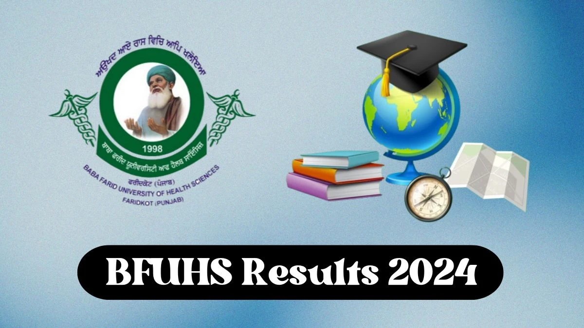 BFUHS Results 2024 (OUT) at bfuhs.ac.in Check M.Sc. Result 2024