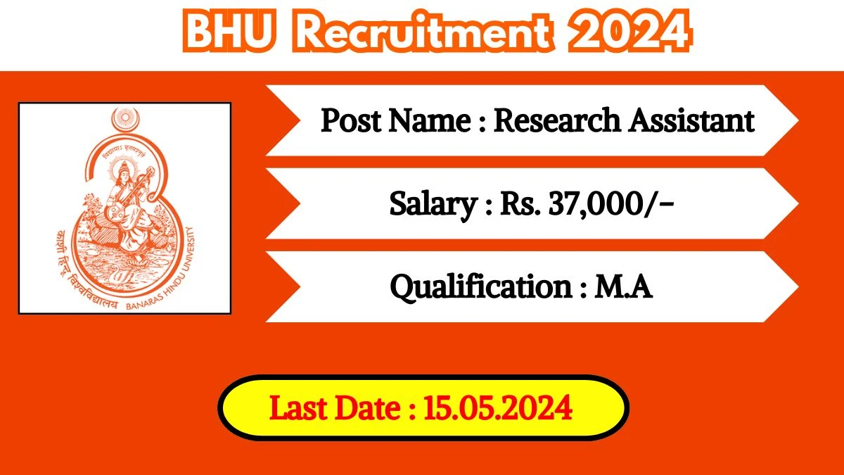 BHU Recruitment 2024 New Opportunity Out, Check Vacancy, Post, Qualification and Application Procedure