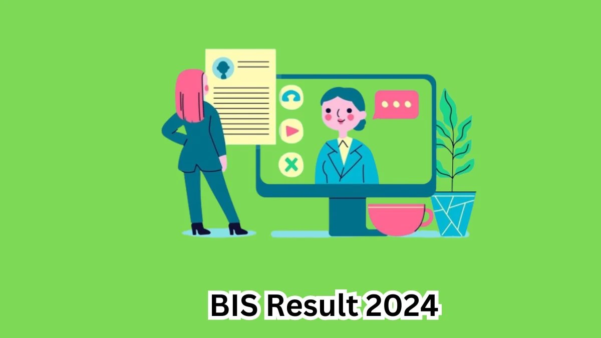 BIS Consultants Result 2024 Announced Download BIS Result at bis.gov.in - 25 April 2024