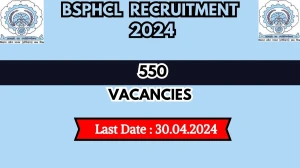 BSPHCL Recruitment 2024 Notification Out, Check Post, Salary, Age, Qualification And How To Apply