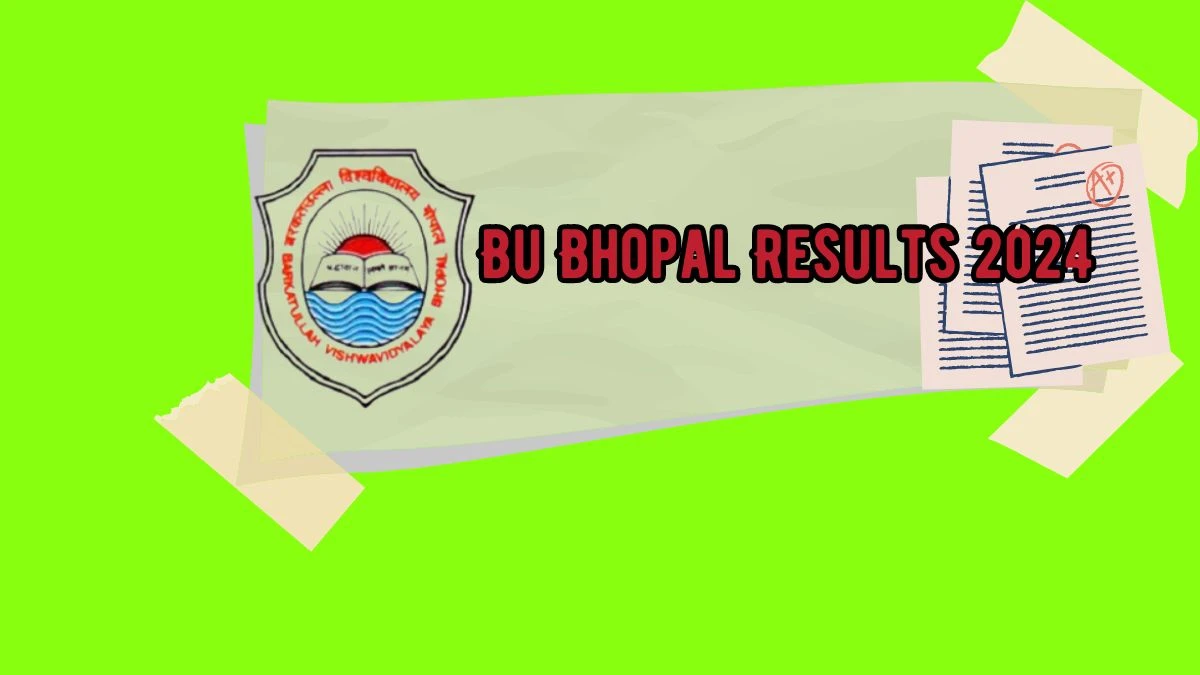 Bu Bhopal Results 2024 (Pdf Out) at bubhopal.ac.in Check Ph D Course Work in Microbiology