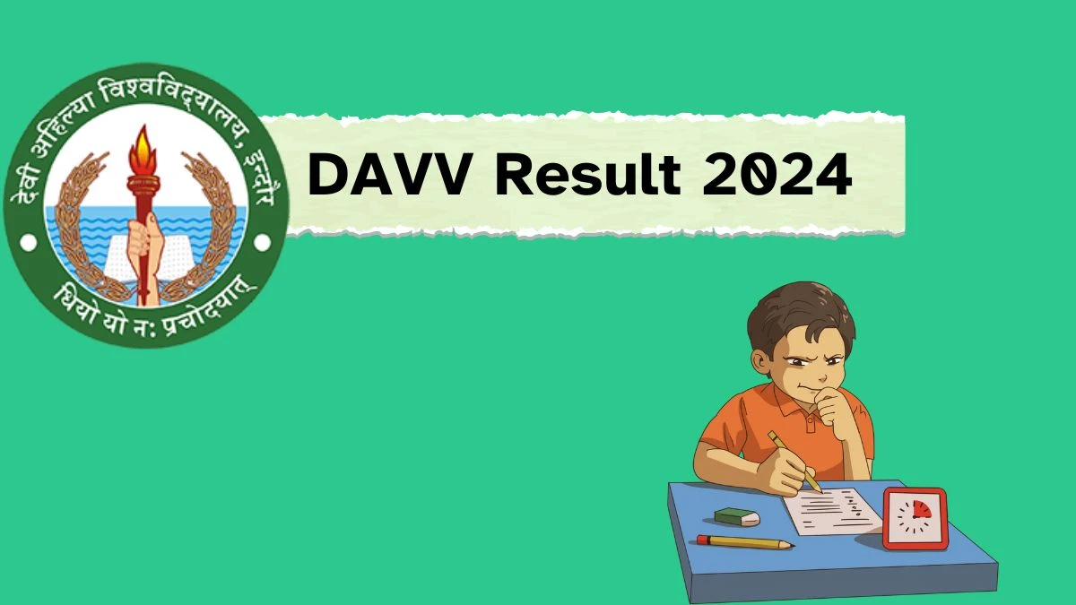 DAVV Result 2024 (Released) @ dauniv.ac.in Link Here