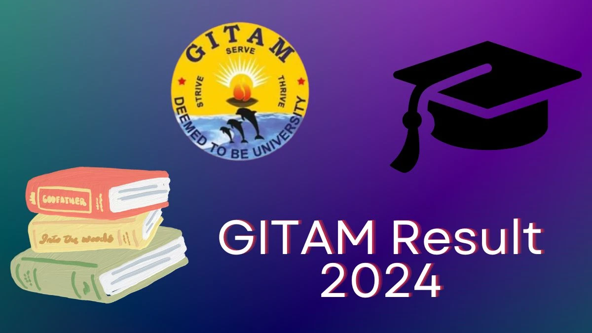 GITAM Results 2024 (Declared) gitam.edu Check M. Pharmacy IV Sem Result 2024
