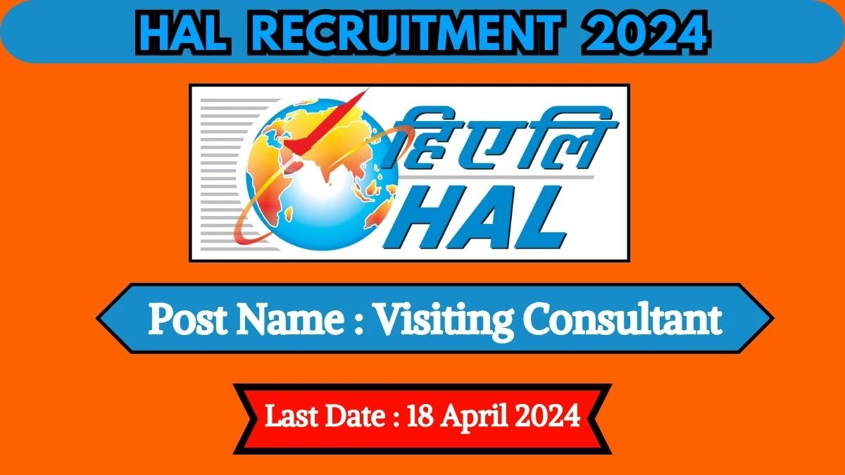 HAL Recruitment 2024 Check Post, Age Limit, Tenure, Salary, Qualification And How To Apply