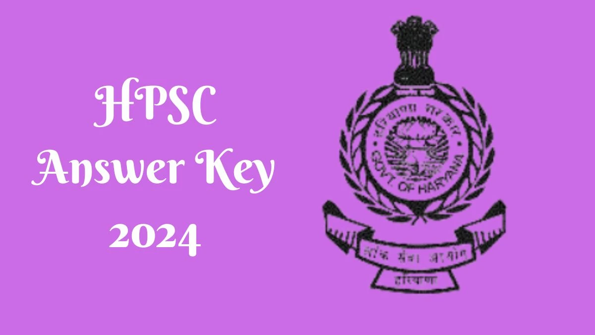 HPSC Answer Key 2024 to be out for Assistant Executive Engineer: Check and Download answer Key PDF @ hpsc.gov.in - 09 April 2024
