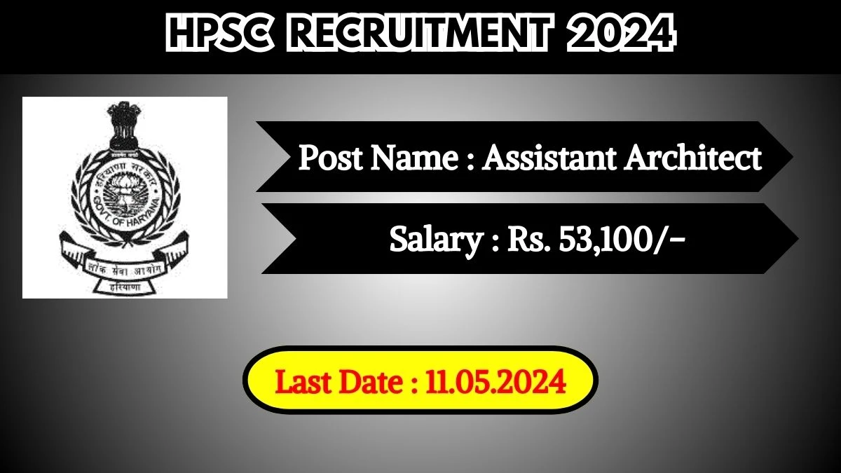 HPSC Recruitment 2024 Monthly Salary Up To 53100, Check Post, Qualification, Age, And Other Details To Apply