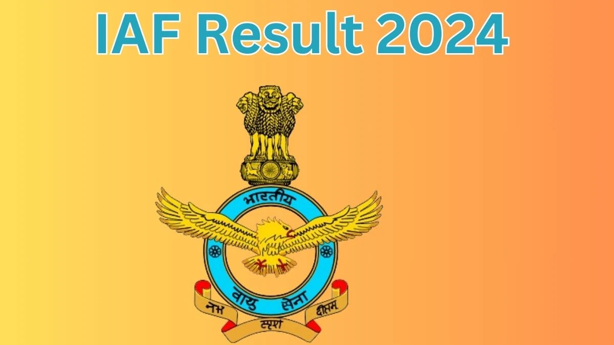 IAF Result 2024 Announced. Direct Link to Check IAF Agniveer Result 2024 agnipathvayu.cdac.in - 13 April 2024