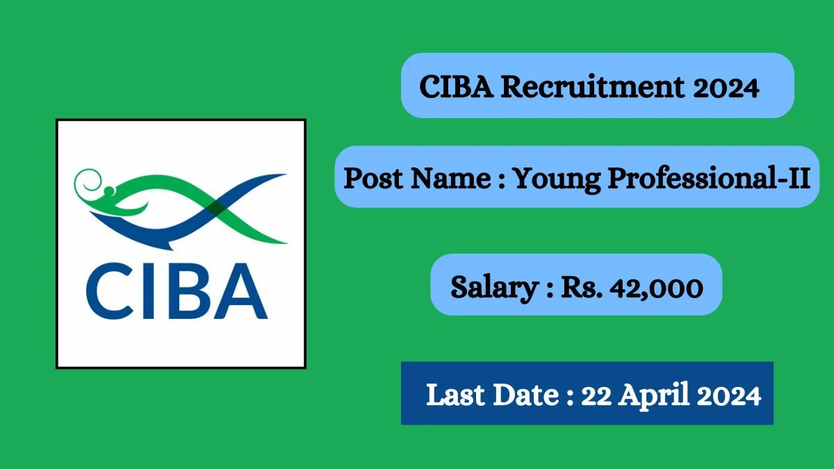 ICAR-CIBA Recruitment 2024 Notification Out For  Vacancies, Check Posts, Qualification, Monthly Salary, And Other Details