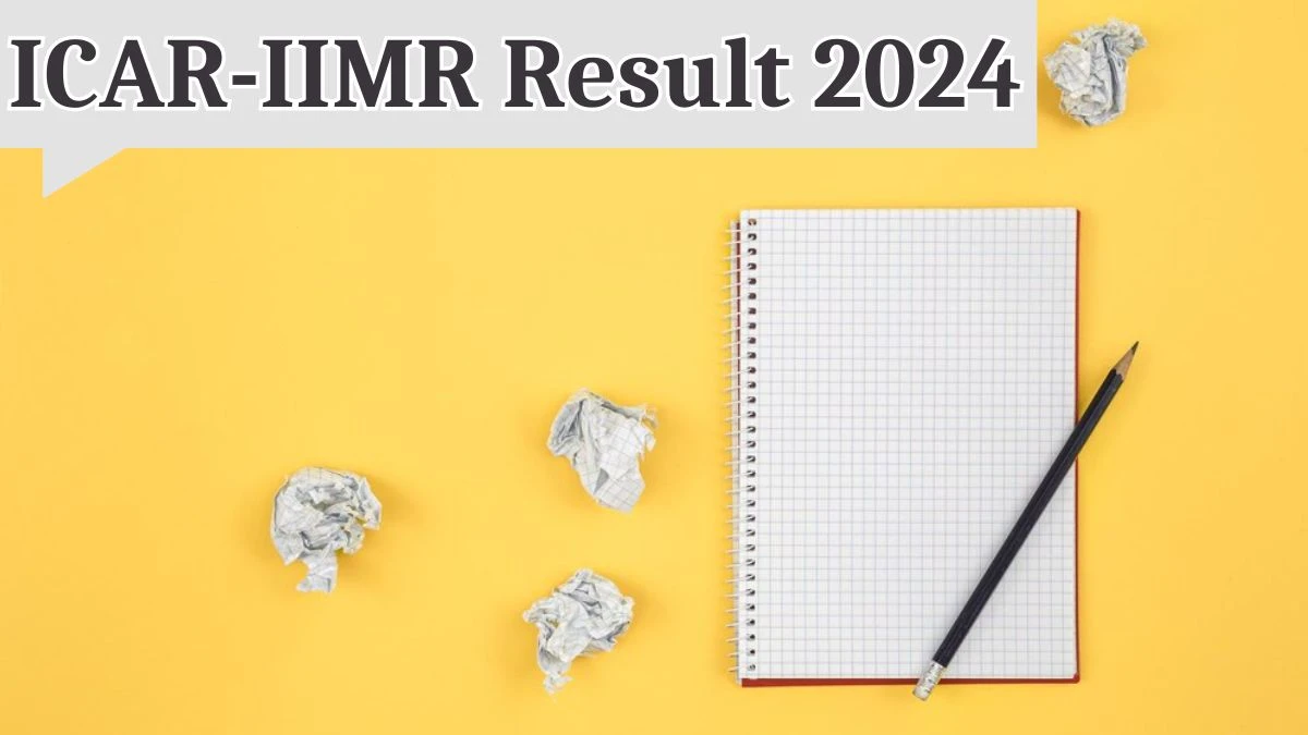 ICAR-IIMR Result 2024 Declared iimr.icar.gov.in Young Professional - I Check ICAR-IIMR Merit List Here - 23 April 2024