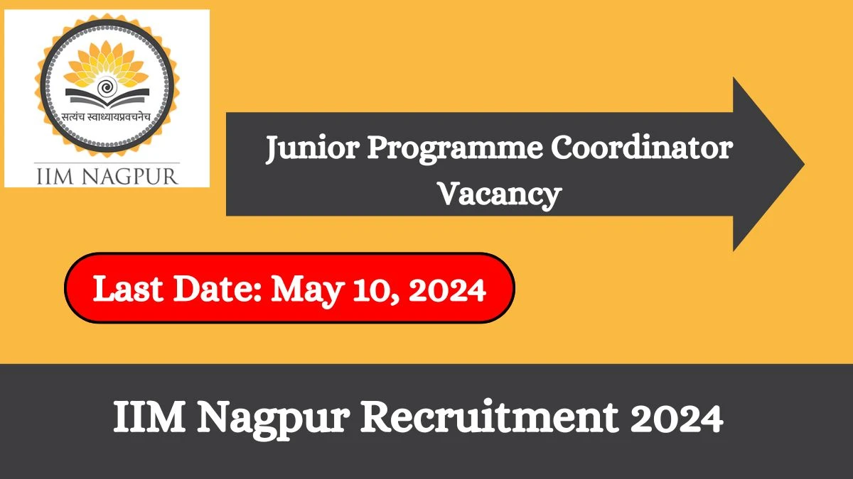 IIM Nagpur Recruitment 2024 Check Post, Salary, Age, Qualification And How To Apply