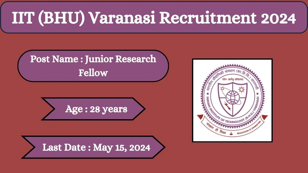 IIT (BHU) Varanasi Recruitment 2024 Check Posts, Salary, Qualification, Age Limit, Selection Process And How To Apply