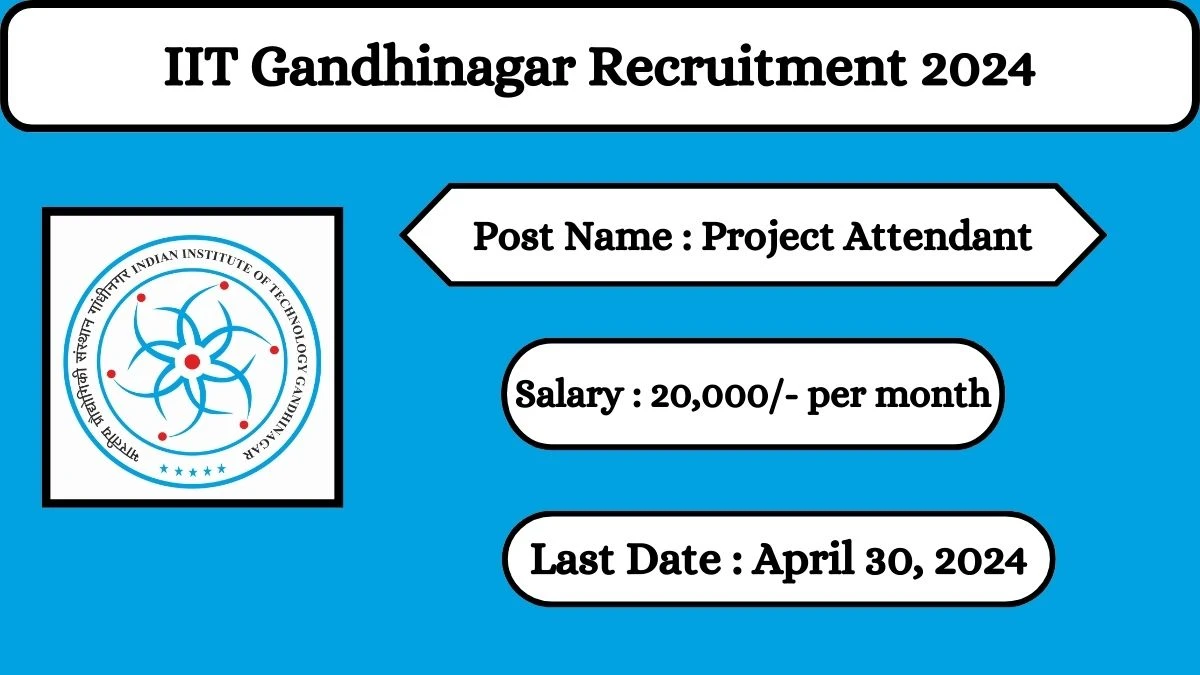 IIT Gandhinagar Recruitment 2024 Check Posts, Qualification And How To Apply