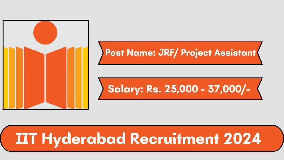 IIT Hyderabad Recruitment 2024 Monthly Salary Up To 37,000, Check Posts, Vacancies, Qualification, Age, Selection Process and How To Apply