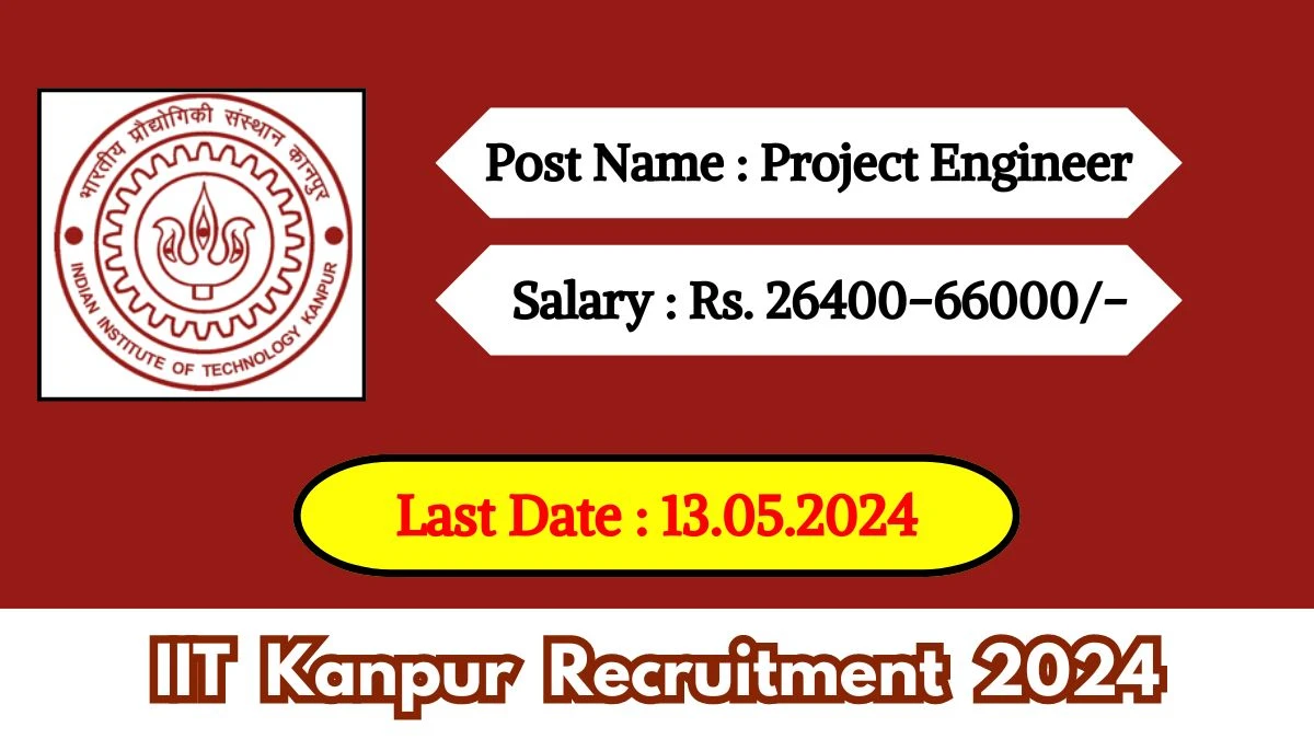 IIT Kanpur Recruitment 2024 Check Post, Age Limit, Qualifications, Salary And Selection Process